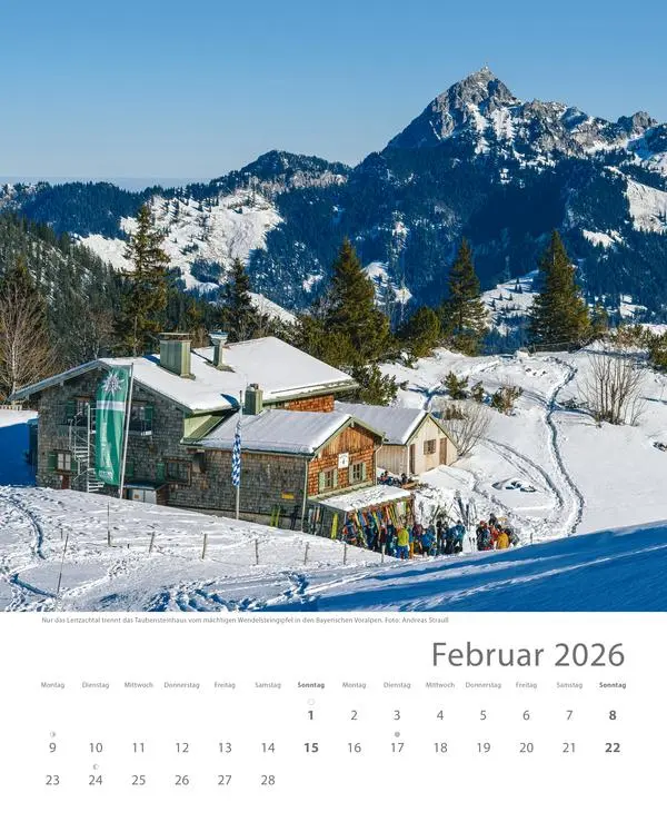 Bild: 9783731883579 | Hütten unserer Alpen 2026 | Verlag Korsch | Kalender | Spiralbindung