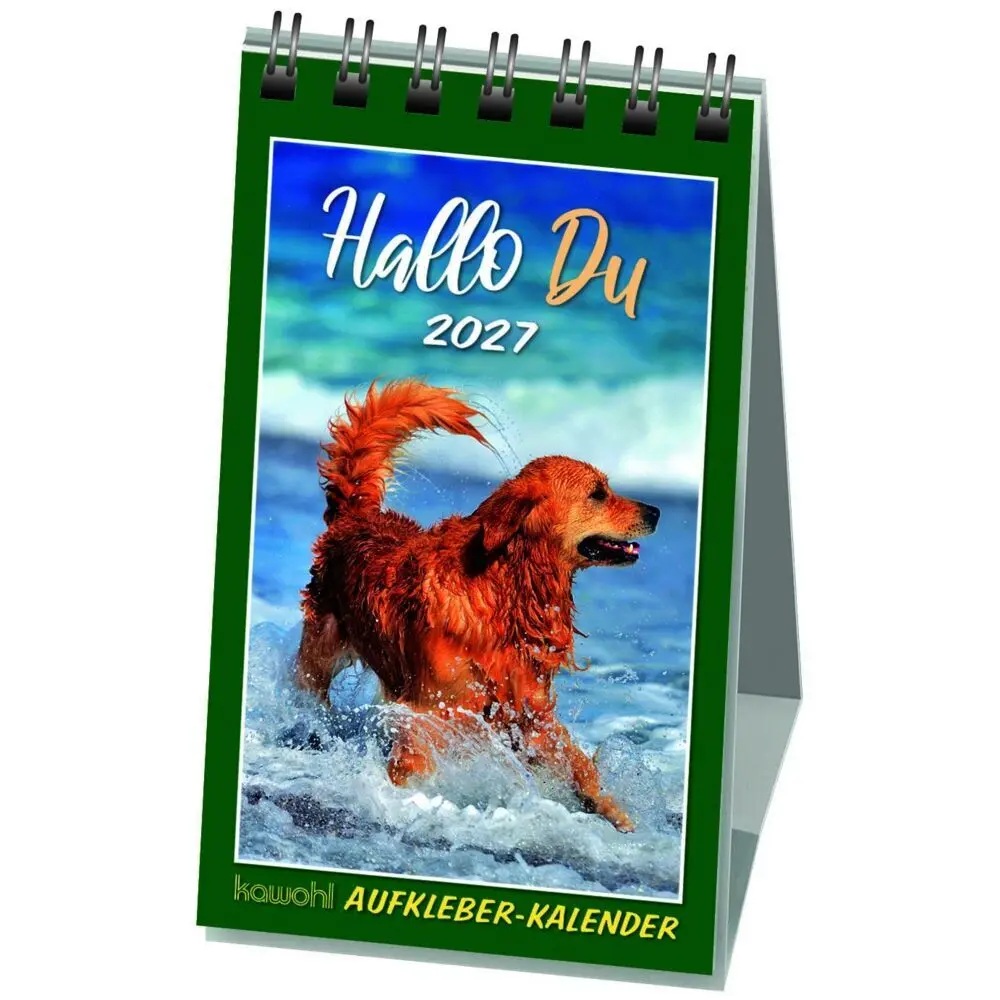 Cover: 9783754893579 | Hallo Du 2027 | Mini-Aufkleber-Kalender | Kalender | Spiralbindung