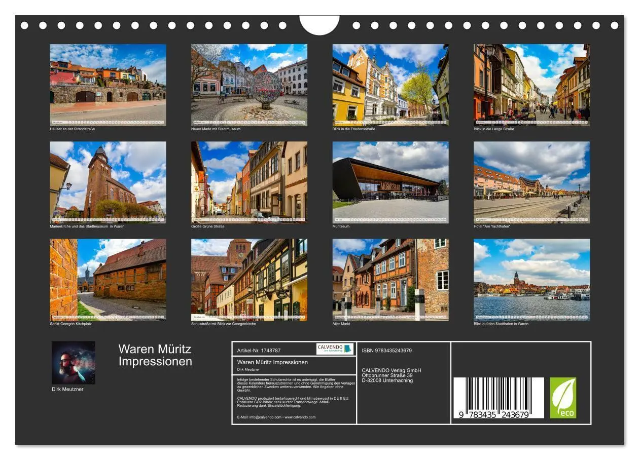 Bild: 9783435243679 | Waren Müritz Impressionen (Wandkalender 2025 DIN A4 quer), CALVENDO...