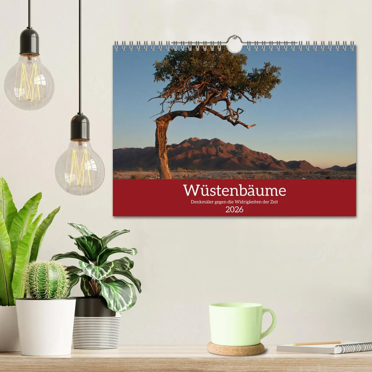 Bild: 9783457573679 | Wüstenbäume (Wandkalender 2026 DIN A4 quer), CALVENDO Monatskalender