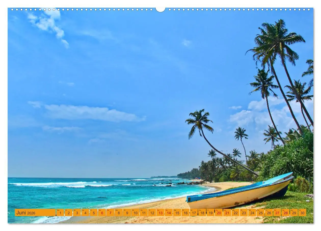 Bild: 9783457643679 | Sri Lanka, Palmen, Strand und Meer (Wandkalender 2026 DIN A2 quer),...