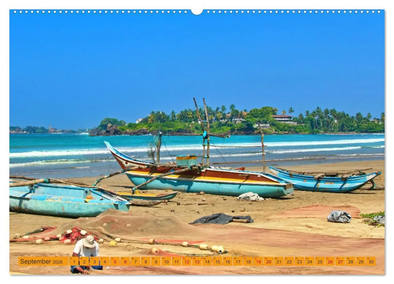 Bild: 9783457643679 | Sri Lanka, Palmen, Strand und Meer (Wandkalender 2026 DIN A2 quer),...