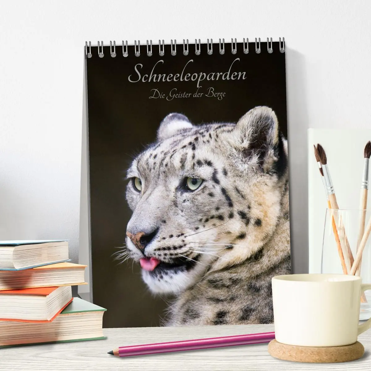 Bild: 9783516423679 | Schneeleoparden - Die Geister der Berge (Tischkalender 2026 DIN A5...
