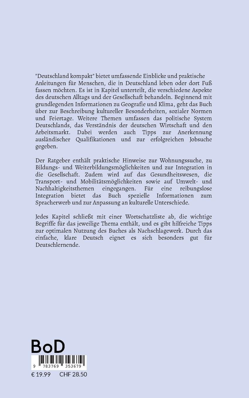 Rückseite: 9783769353679 | Deutschland kompakt | Ihr Handbuch für eine neue Heimat | Taschenbuch