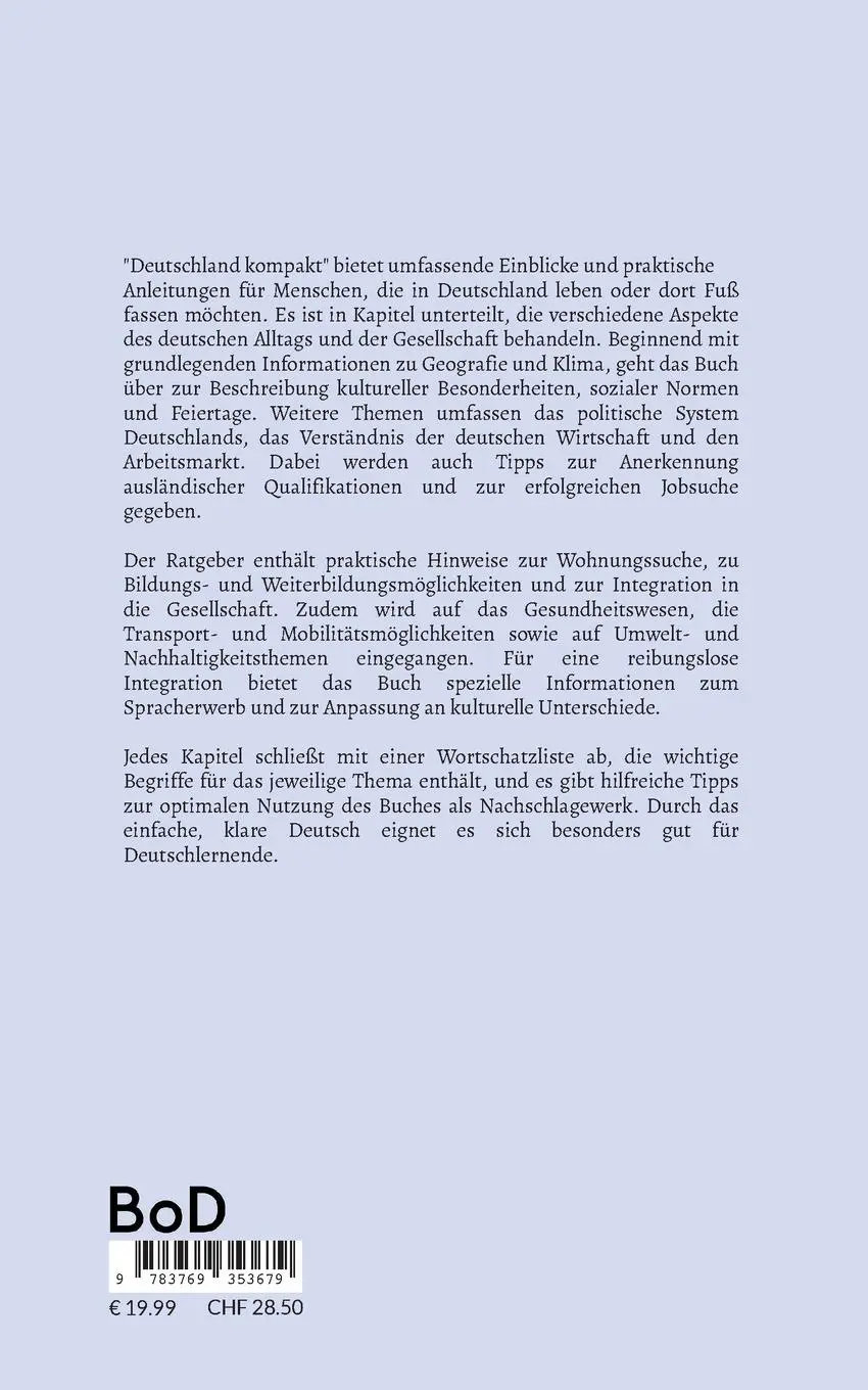Rückseite: 9783769353679 | Deutschland kompakt | Ihr Handbuch für eine neue Heimat | Taschenbuch