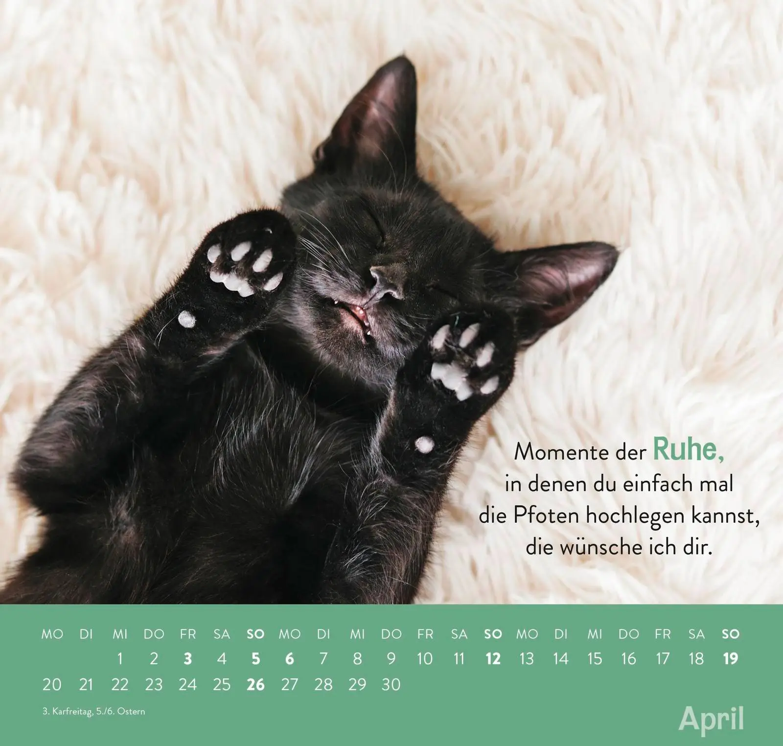 Bild: 4036442013779 | Wandkalender 2026: Einfach mal abhängen | Groh Verlag | Kalender