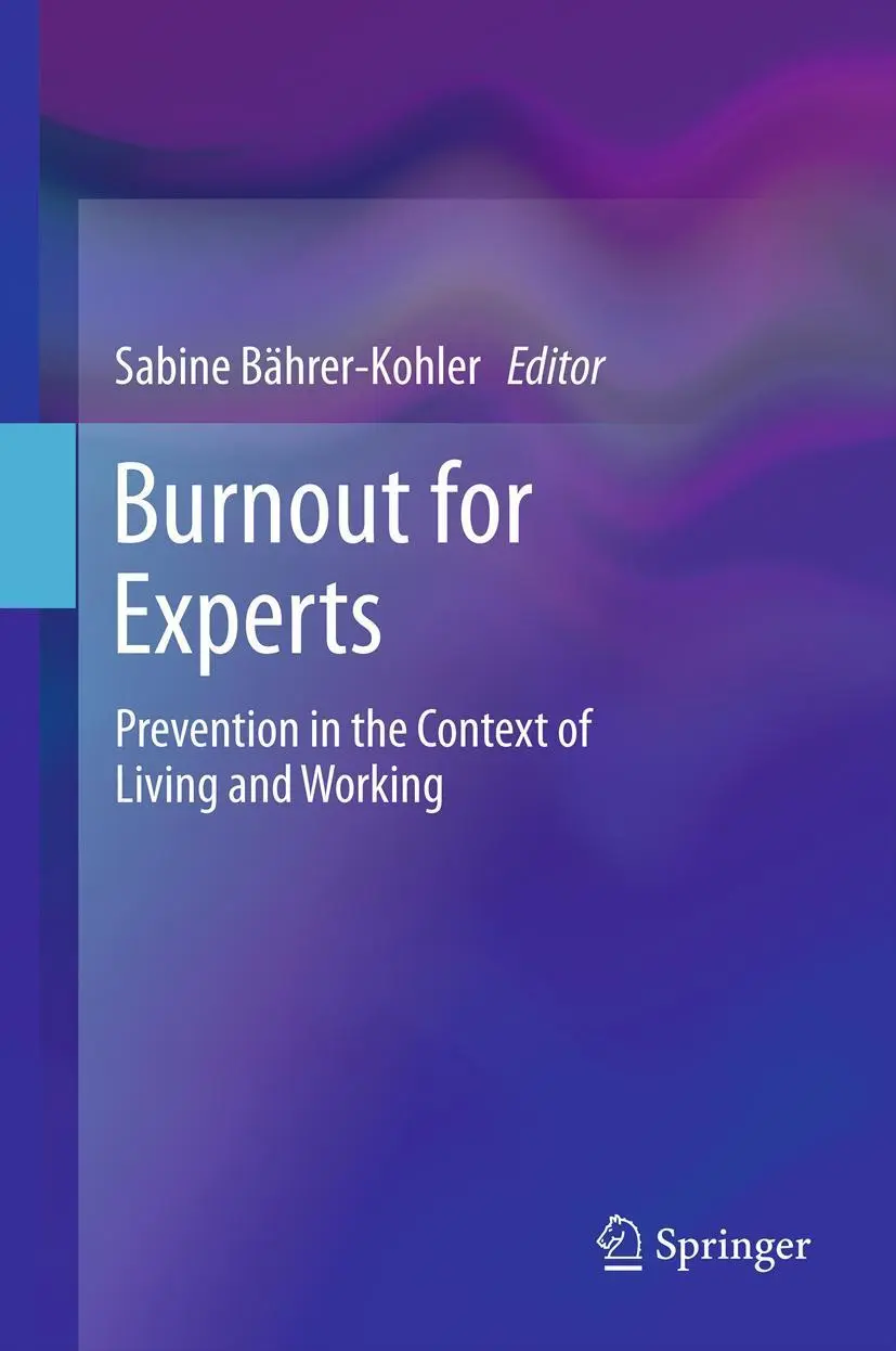 Cover: 9781489993779 | Burnout for Experts | Prevention in the Context of Living and Working
