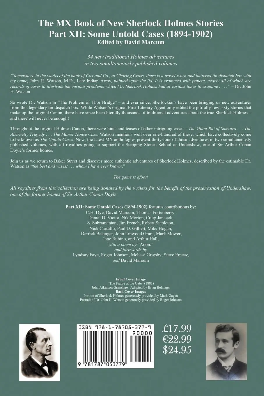 Rückseite: 9781787053779 | The MX Book of New Sherlock Holmes Stories - Part XII | David Marcum