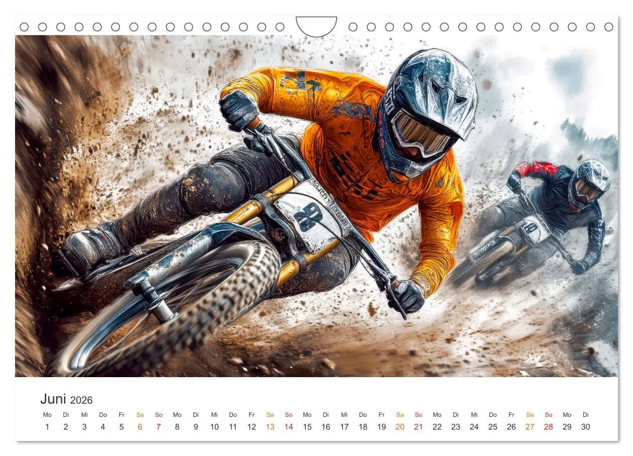 Bild: 9783457253779 | Mountainbike - Highspeed durch das Jahr (Wandkalender 2026 DIN A4...