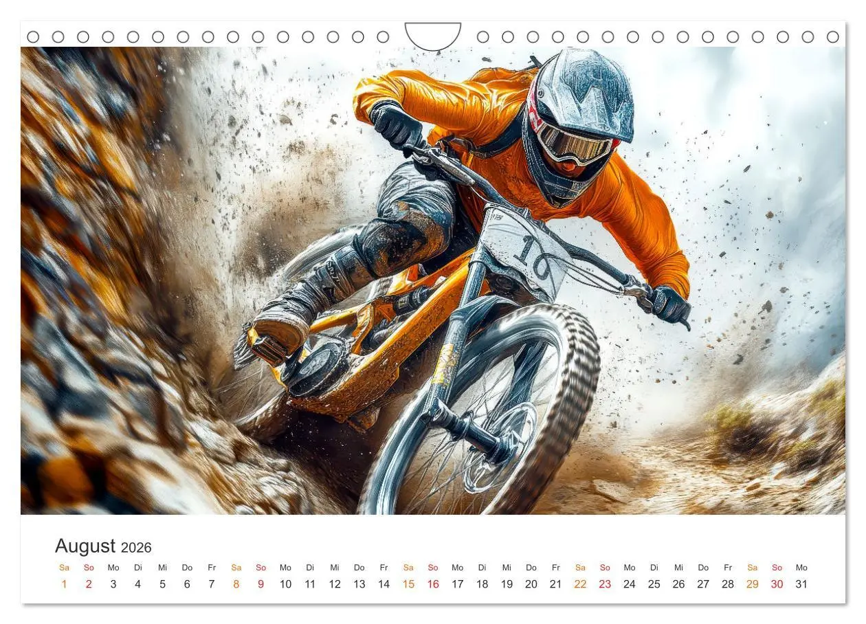 Bild: 9783457253779 | Mountainbike - Highspeed durch das Jahr (Wandkalender 2026 DIN A4...