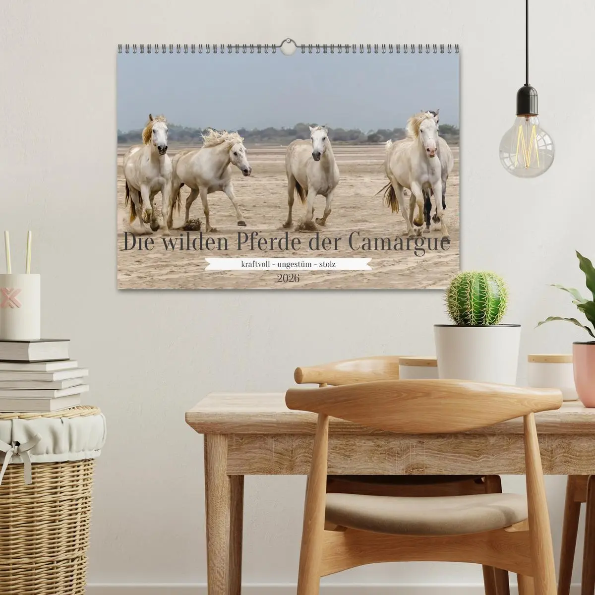 Bild: 9783457493779 | Die wilden Pferde der Camargue (Wandkalender 2026 DIN A3 quer),...