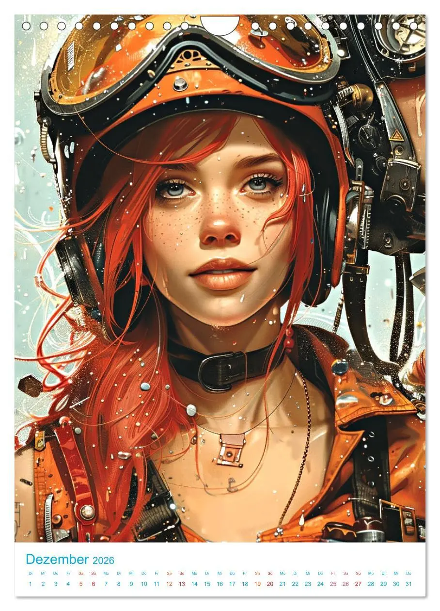Bild: 9783516273779 | Steampunk Helden (Wandkalender 2026 DIN A4 hoch), CALVENDO...