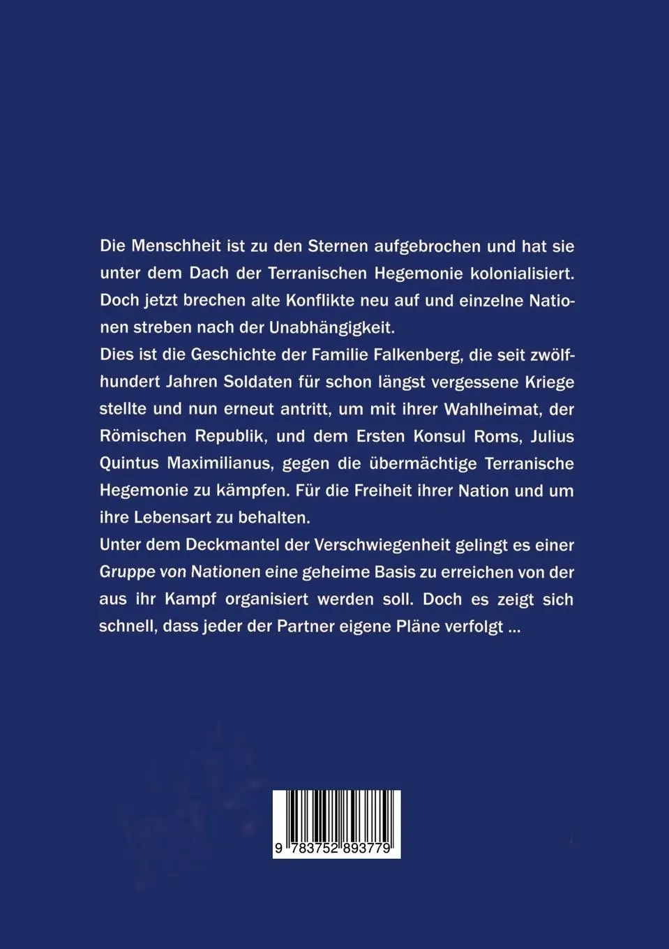 Rückseite: 9783752893779 | SPQR - Der Falke von Rom | Teil 1: Imperium | Sascha Rauschenberger
