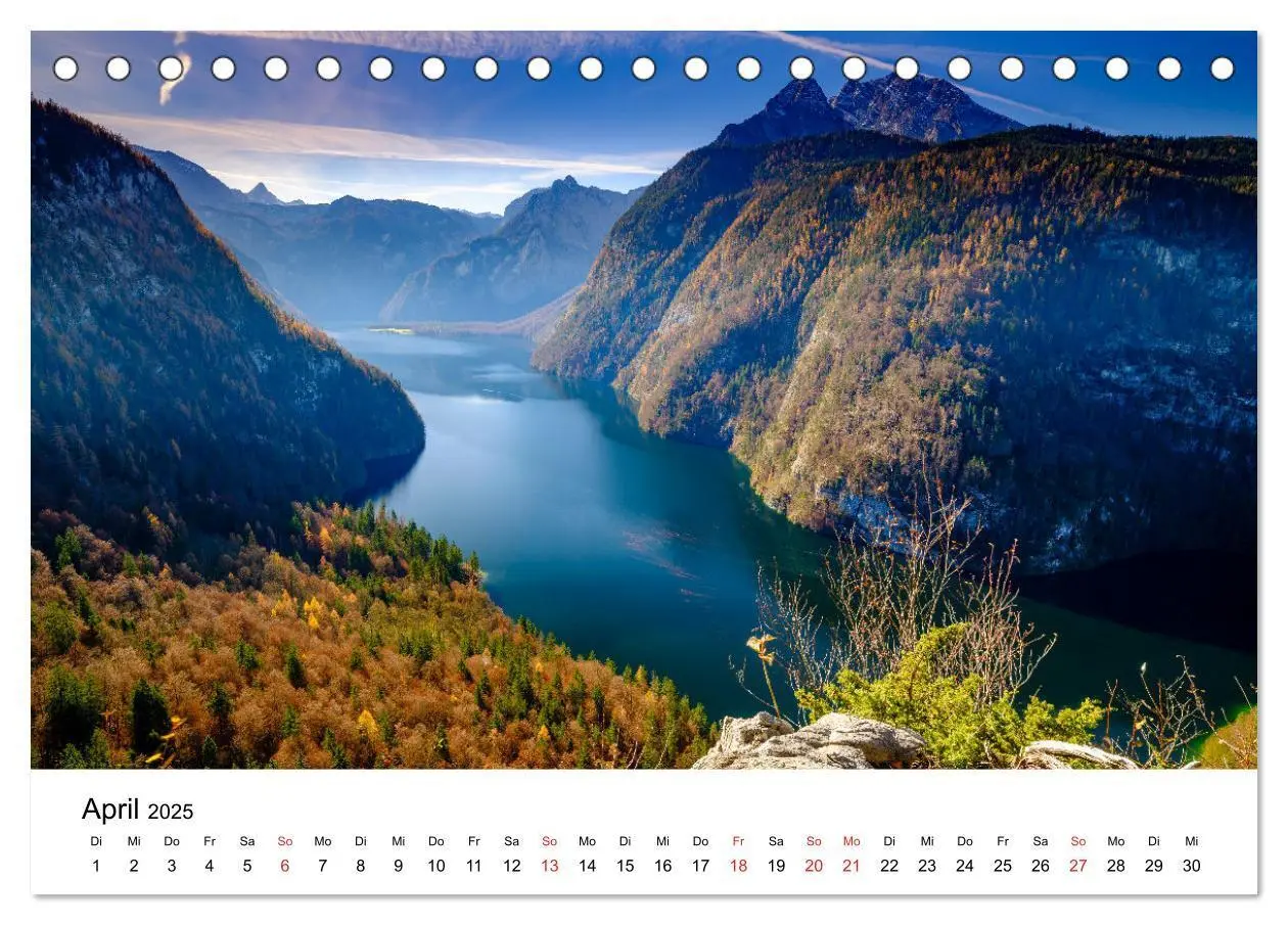 Bild: 9783435153879 | Berchtesgadener Berge im Licht (Tischkalender 2025 DIN A5 quer),...