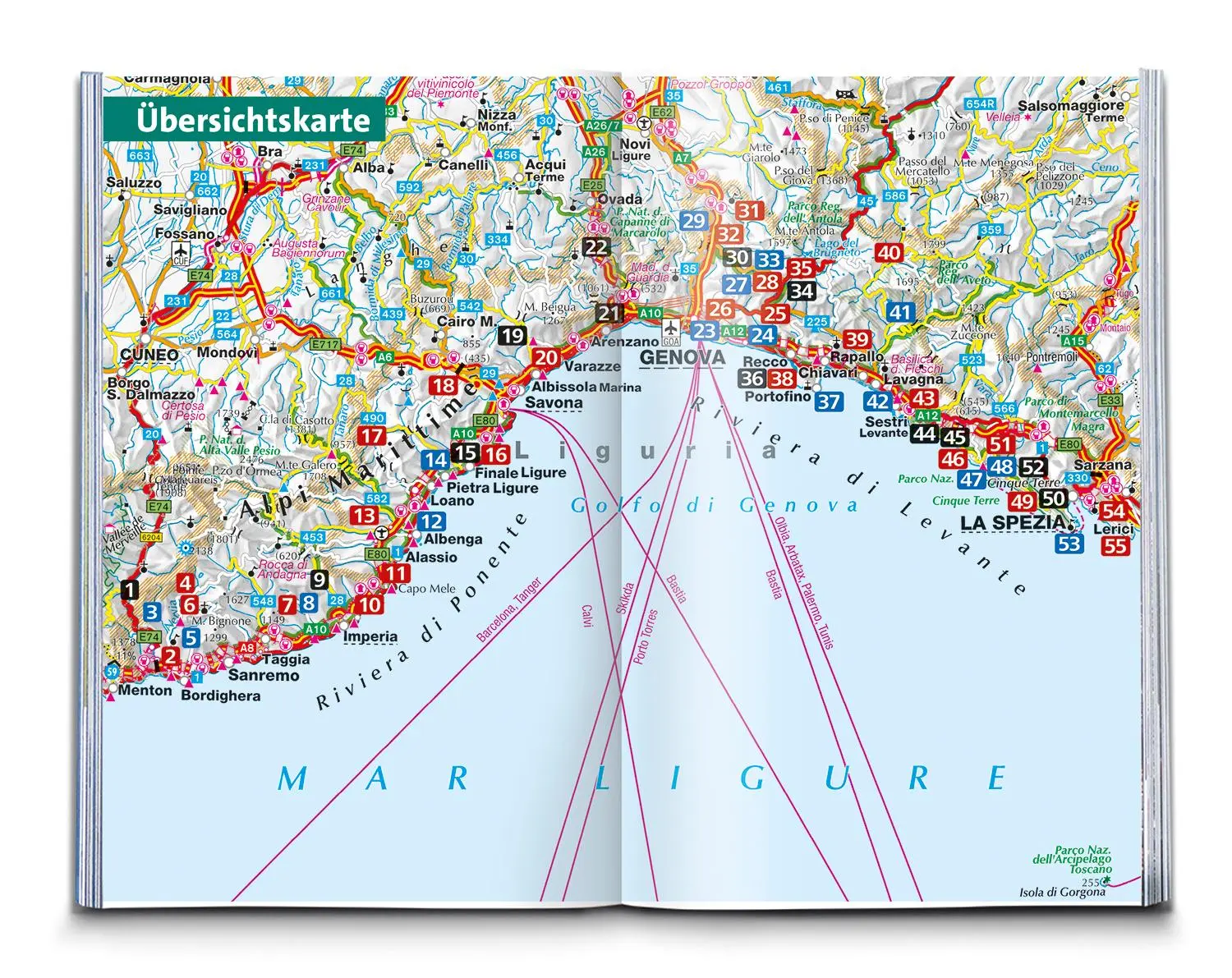 Bild: 9783991543879 | KOMPASS Wanderführer Ligurien mit Cinque Terre, 50 Touren mit...