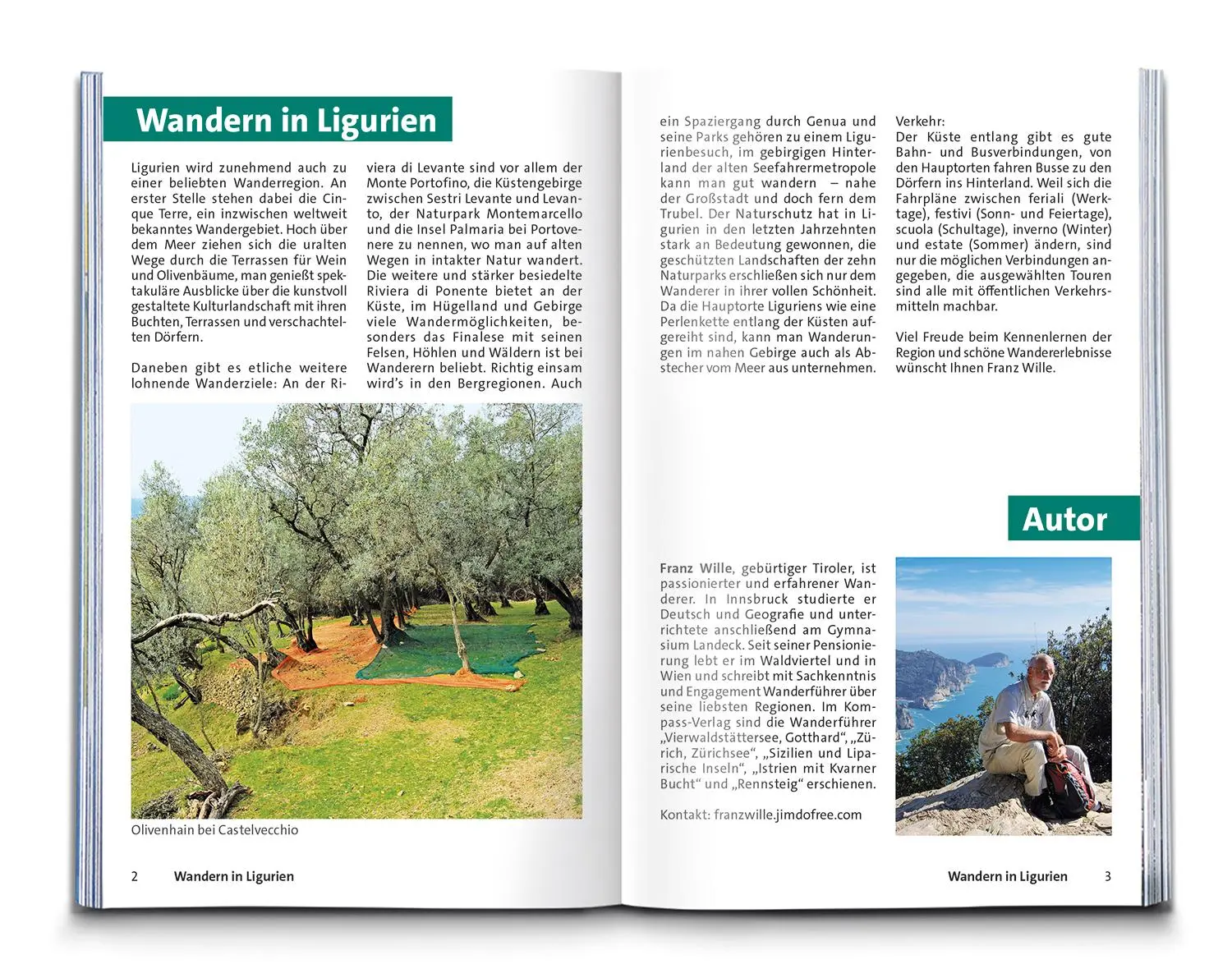 Bild: 9783991543879 | KOMPASS Wanderführer Ligurien mit Cinque Terre, 50 Touren mit...