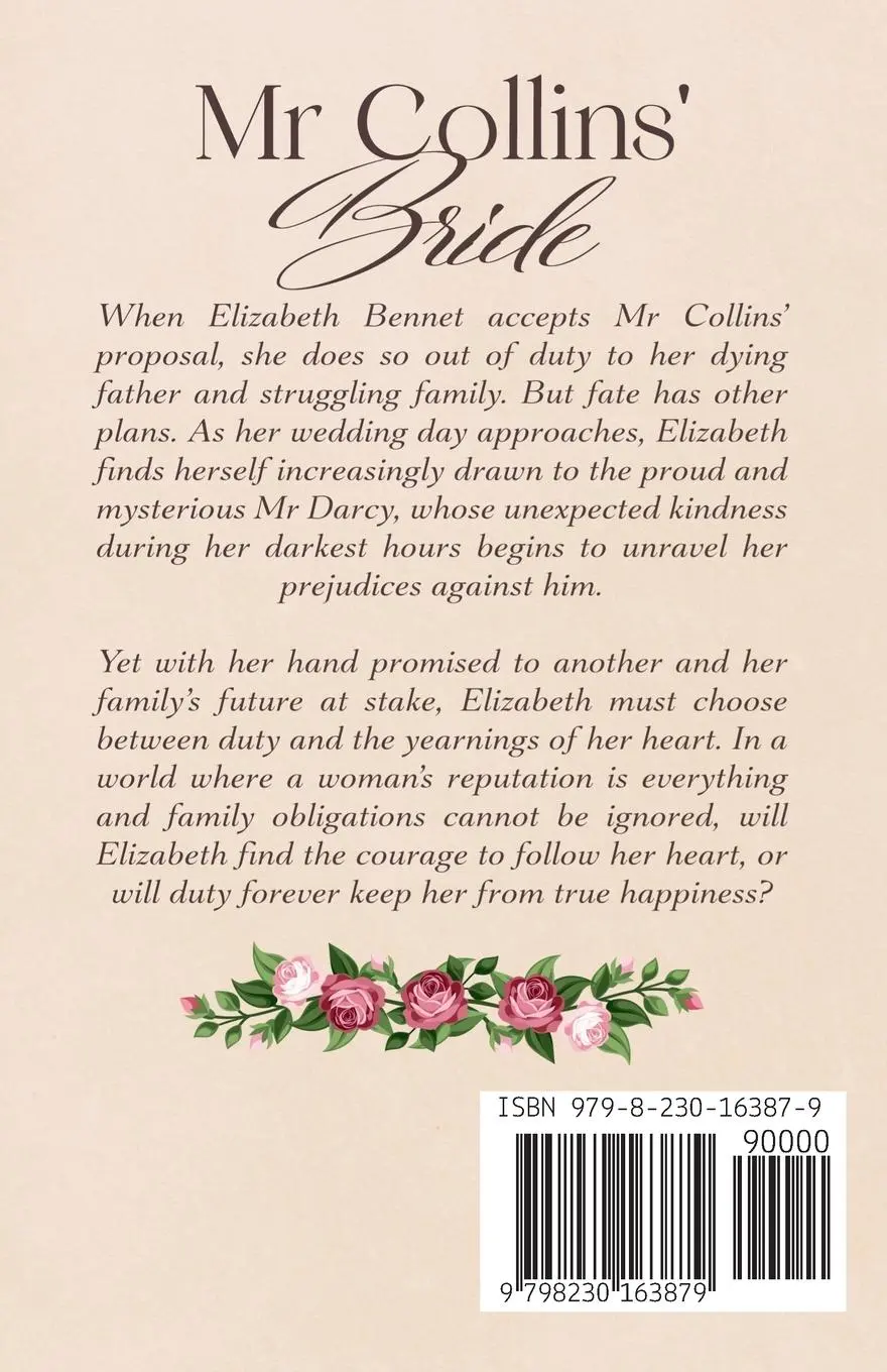 Rückseite: 9798230163879 | Mr Collins' Bride | A Pride &amp; Prejudice Variation | Bethany R Tolson