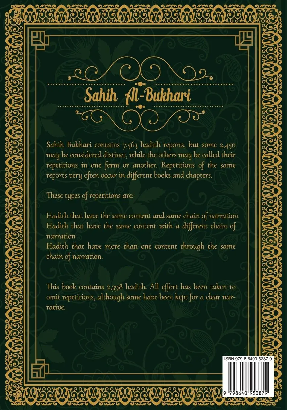 Rückseite: 9798640953879 | Sahih al-Bukhari | (All Volumes in One Book) English Text Only | Buch