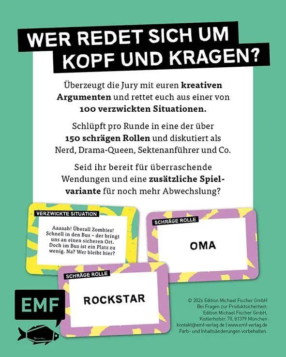 Rückseite: 4260478343979 | Kartenspiel: Rette sich, wer kann! - Das Diskussions-Spiel | Spiel