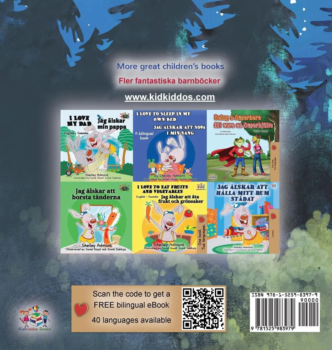 Rückseite: 9781525983979 | Under the Stars (English Swedish Bilingual Kids Book) | Buch | 2023