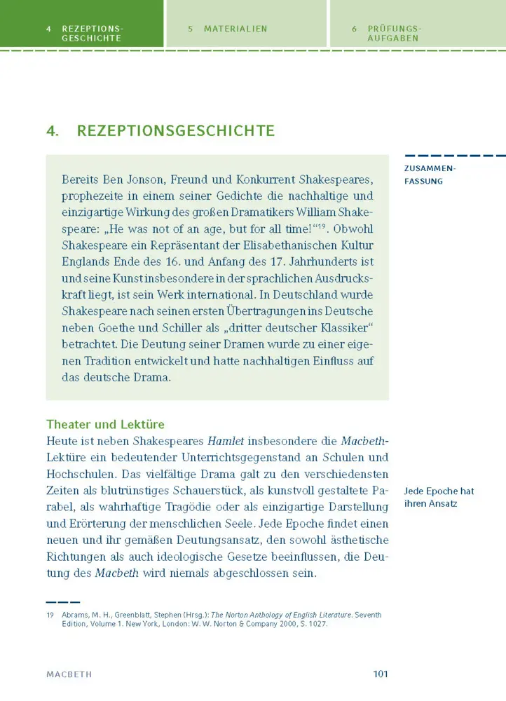 Bild: 9783129303979 | Macbeth von William Shakespeare | Textanalyse und Interpretation