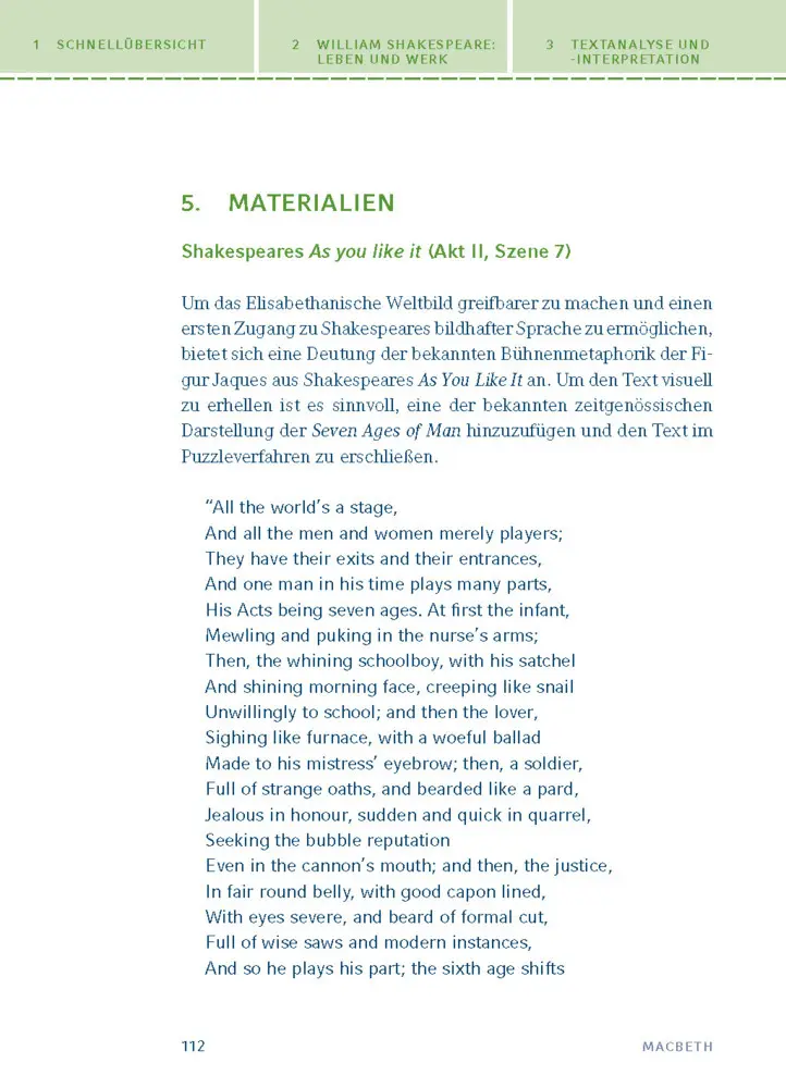 Bild: 9783129303979 | Macbeth von William Shakespeare | Textanalyse und Interpretation