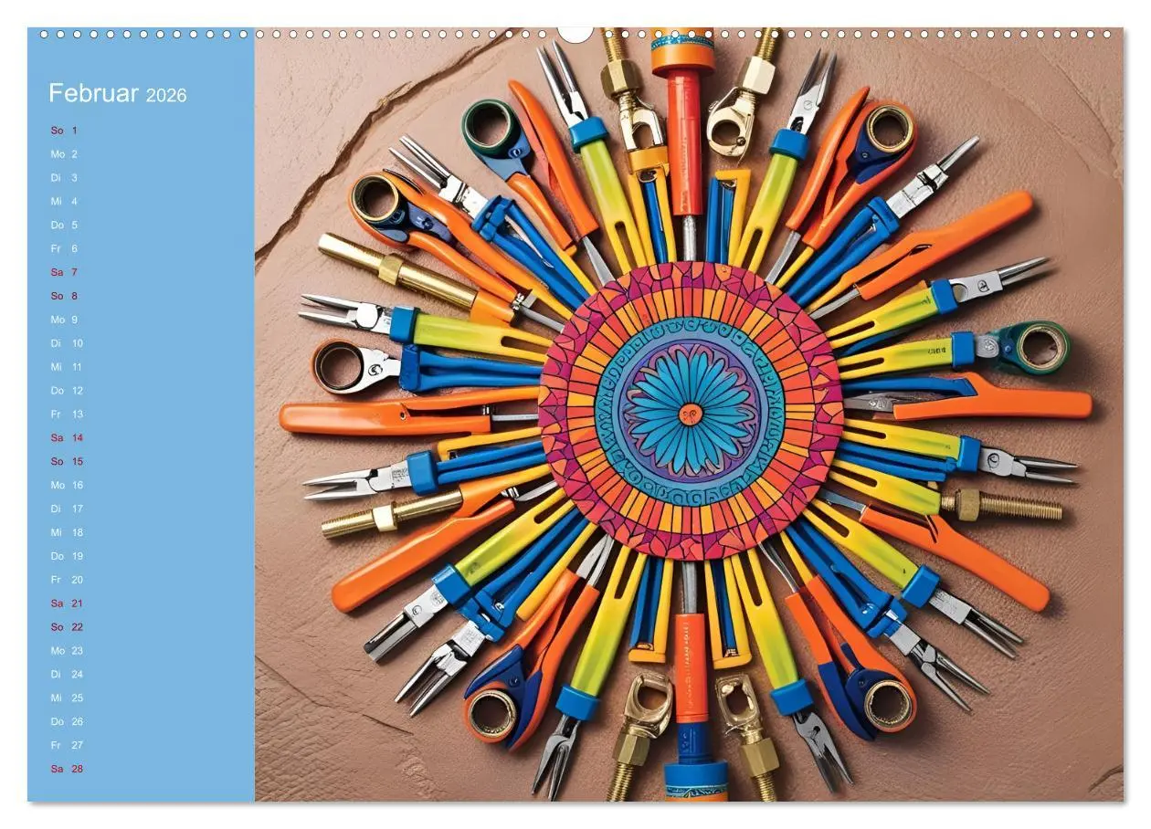 Bild: 9783457303979 | Werkzeug-Magie (hochwertiger Premium Wandkalender 2026 DIN A2...