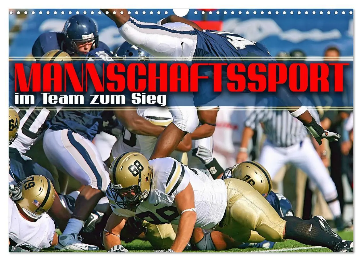 Cover: 9783457543979 | Mannschaftssport - im Team zum Sieg (Wandkalender 2026 DIN A3...