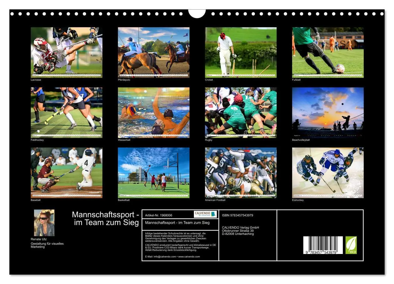 Bild: 9783457543979 | Mannschaftssport - im Team zum Sieg (Wandkalender 2026 DIN A3...