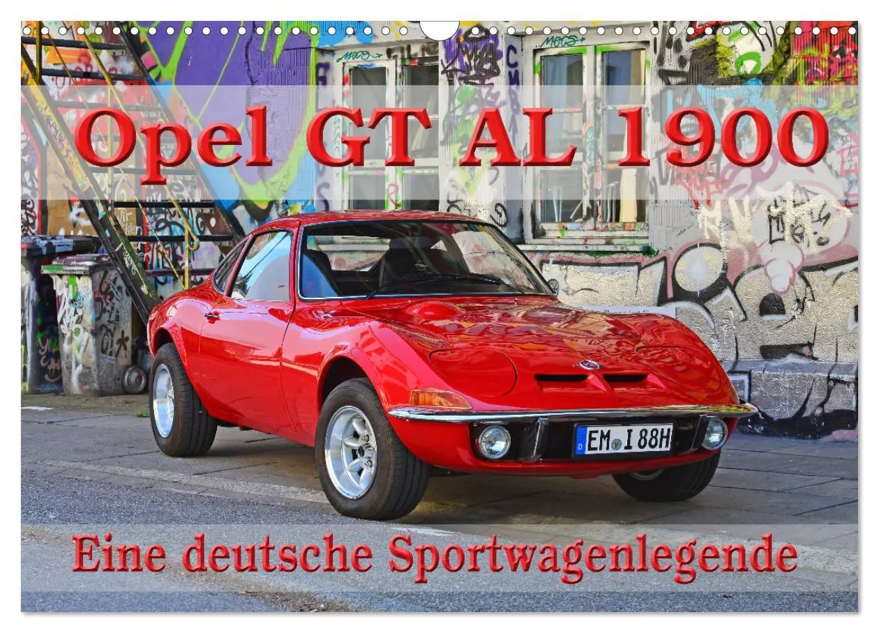 Cover: 9783457783979 | Opel GT 1900 AL Eine deutsche Sportwagenlegende (Wandkalender 2026...