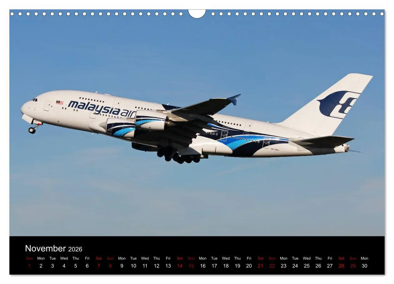 Bild: 9783516563979 | A380 SuperJumbo (Wall Calendar 2026 DIN A3 landscape), CALVENDO 12...