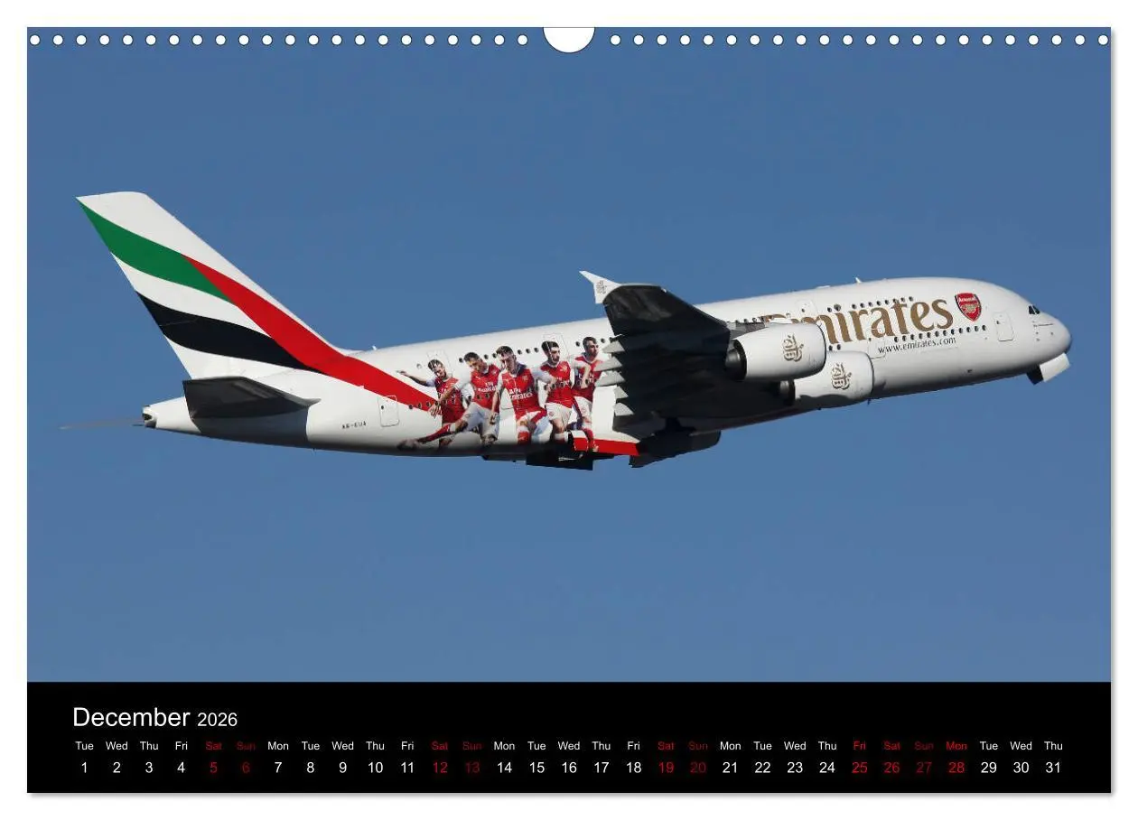Bild: 9783516563979 | A380 SuperJumbo (Wall Calendar 2026 DIN A3 landscape), CALVENDO 12...
