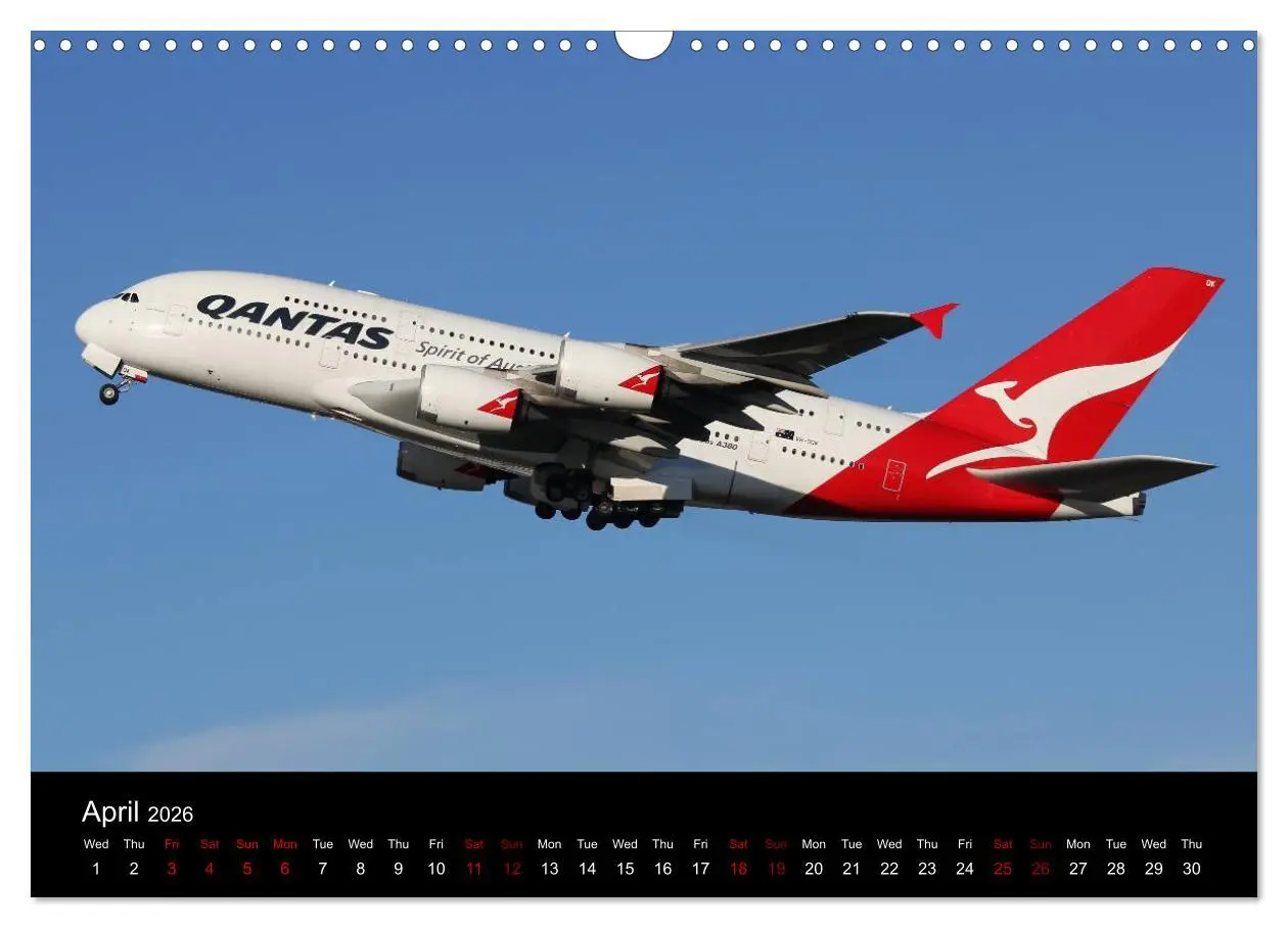 Bild: 9783516563979 | A380 SuperJumbo (Wall Calendar 2026 DIN A3 landscape), CALVENDO 12...