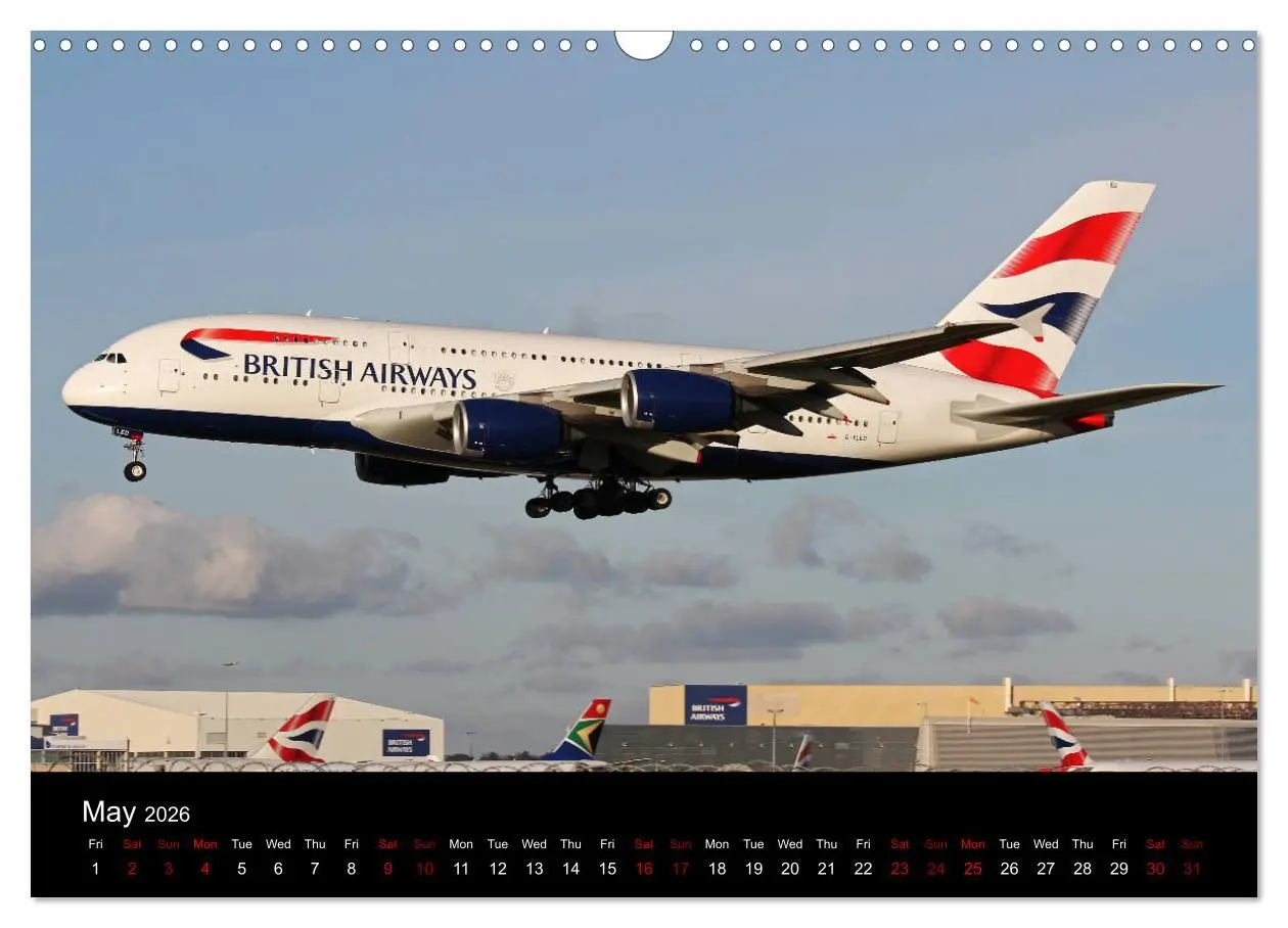 Bild: 9783516563979 | A380 SuperJumbo (Wall Calendar 2026 DIN A3 landscape), CALVENDO 12...