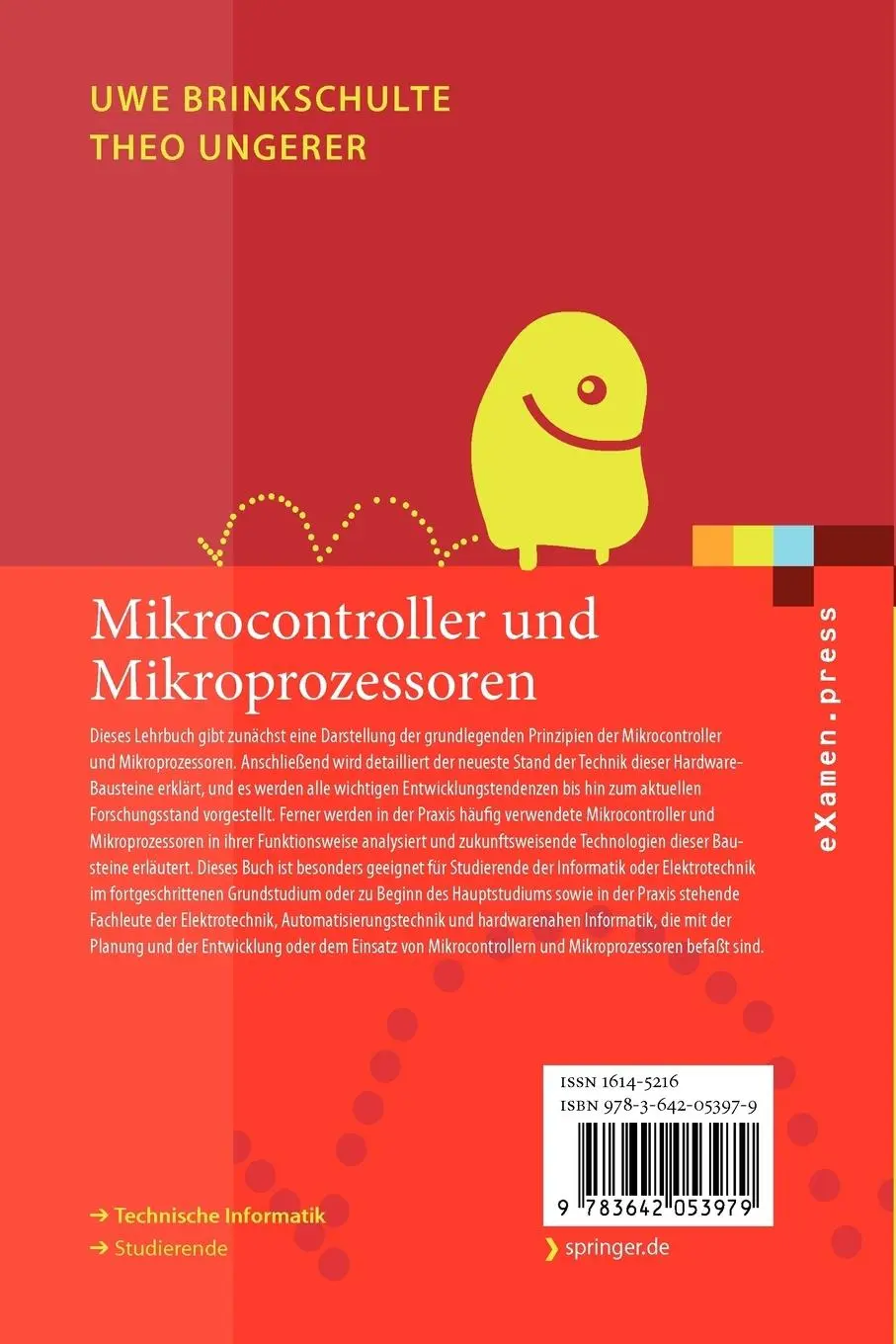 Rückseite: 9783642053979 | Mikrocontroller und Mikroprozessoren | Theo Ungerer | Taschenbuch