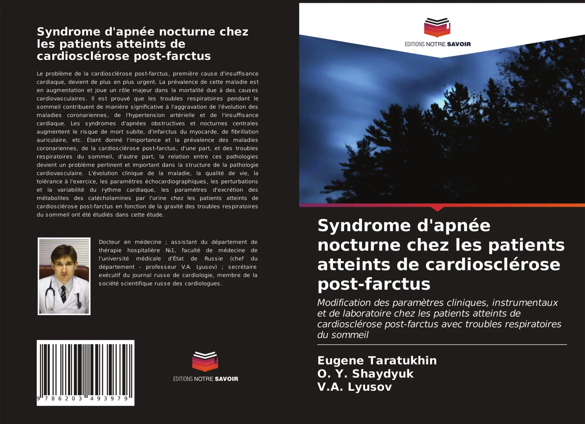 Syndrome d'apnée nocturne chez les patients atteints de cardiosclérose post-farctus