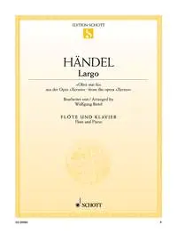 Cover: 9790001193979 | Largo | "Ombra mai fù". Flöte und Klavier. | Georg Friedrich Händel