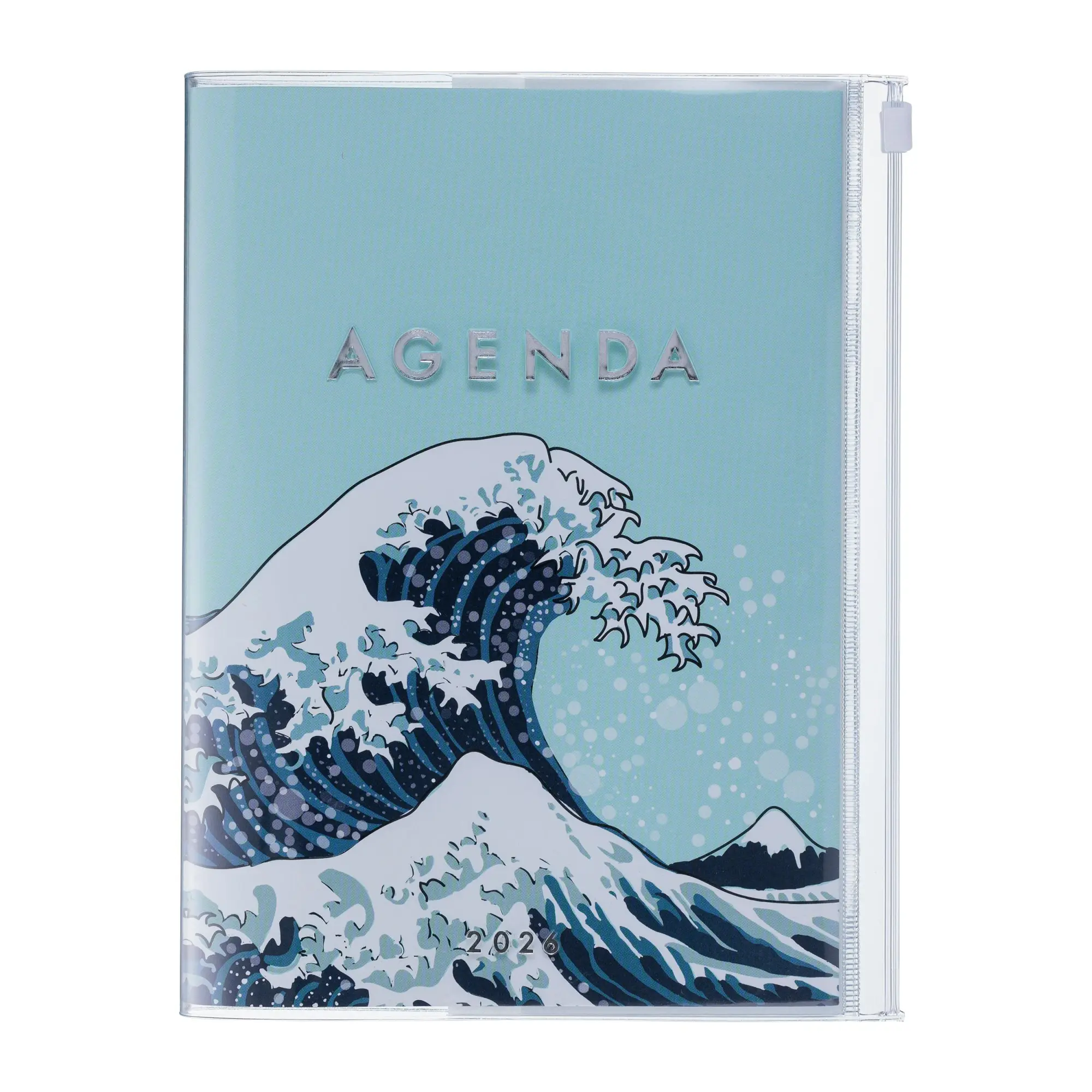 Cover: 4550045144079 | MARK'S 2025/26 Taschenkalender, A5 Japan / Wave // Mint | MARK'S Inc.