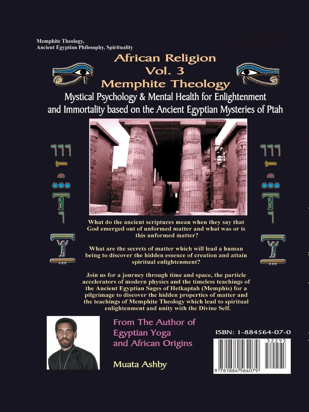 Rückseite: 9781884564079 | AFRICAN RELIGION Volume 3 | Memphite Theology and Mystical Psychology