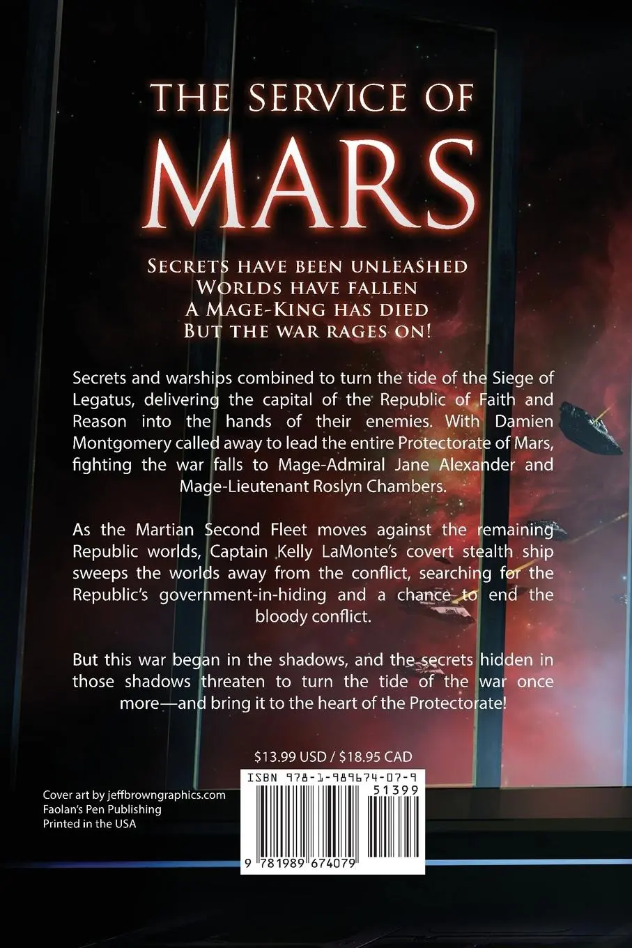 Rückseite: 9781989674079 | The Service of Mars | Glynn Stewart | Taschenbuch | Englisch | 2020