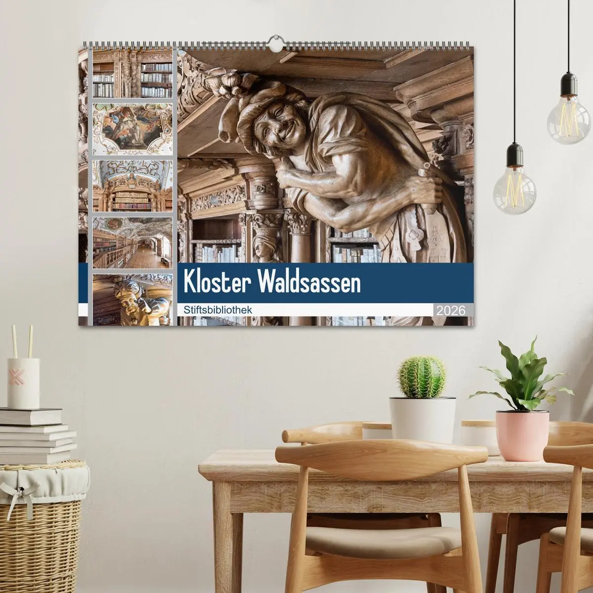 Bild: 9783457744079 | Kloster Waldsassen Stiftsbibliothek (Wandkalender 2026 DIN A2...