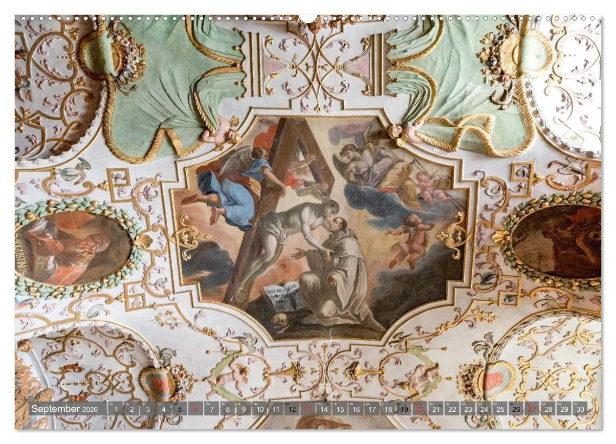 Bild: 9783457744079 | Kloster Waldsassen Stiftsbibliothek (Wandkalender 2026 DIN A2...