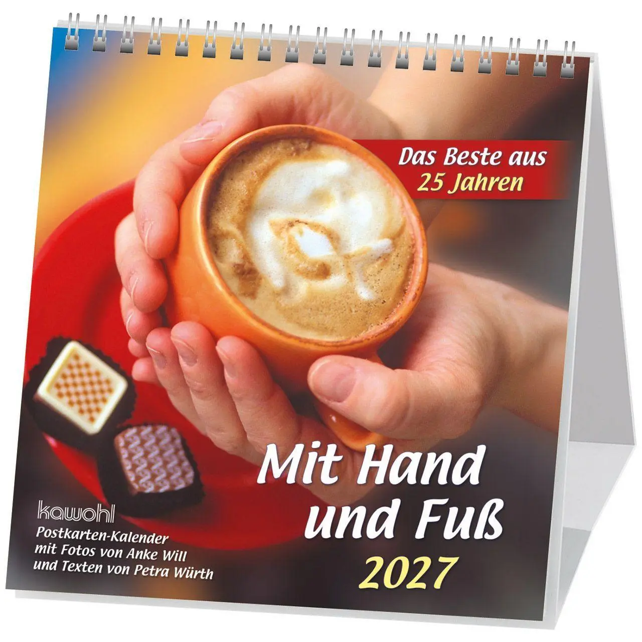 Cover: 9783754814079 | Mit Hand und Fuß 2027 | Postkartenkalender mit Bildern, die berühren