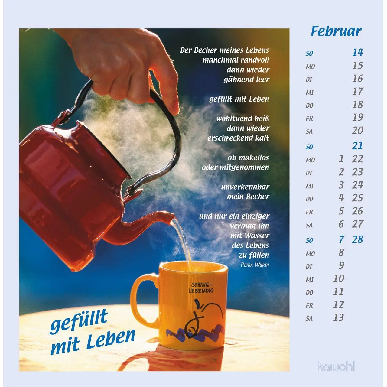 Bild: 9783754814079 | Mit Hand und Fuß 2027 | Postkartenkalender mit Bildern, die berühren