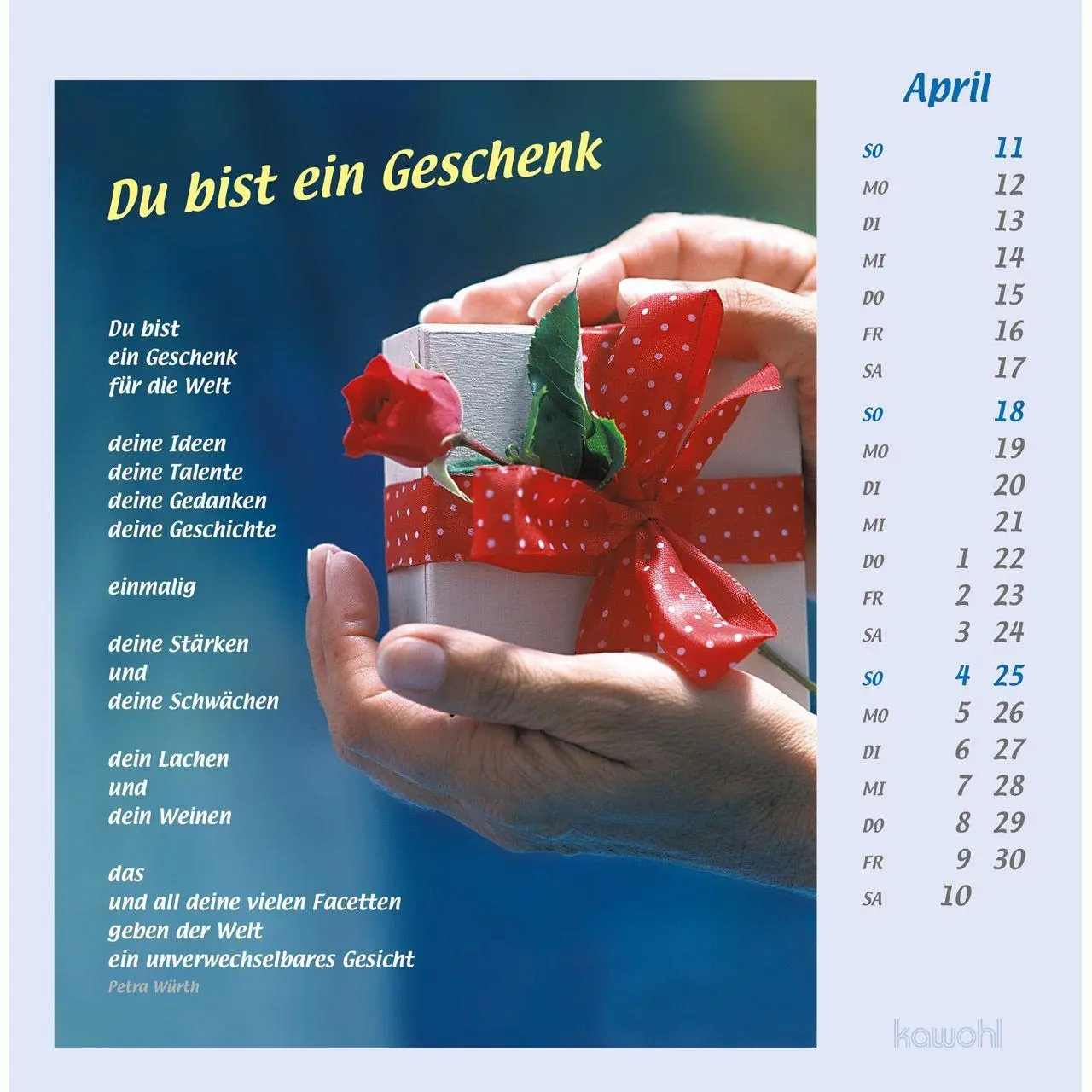 Bild: 9783754814079 | Mit Hand und Fuß 2027 | Postkartenkalender mit Bildern, die berühren