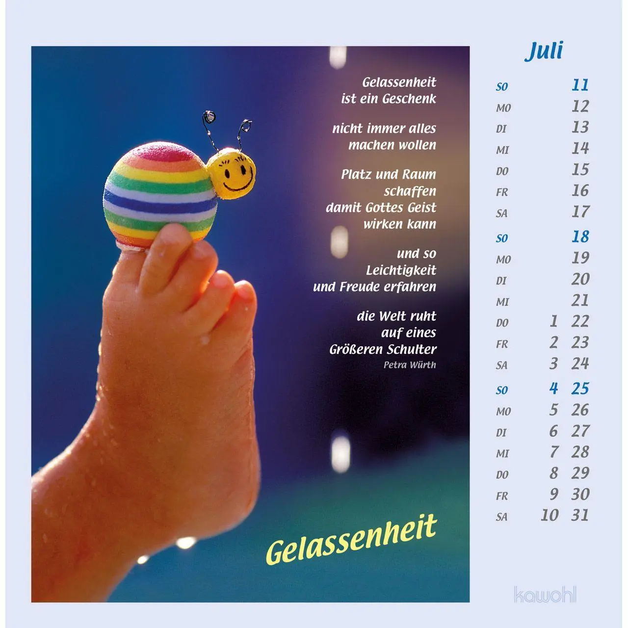 Bild: 9783754814079 | Mit Hand und Fuß 2027 | Postkartenkalender mit Bildern, die berühren