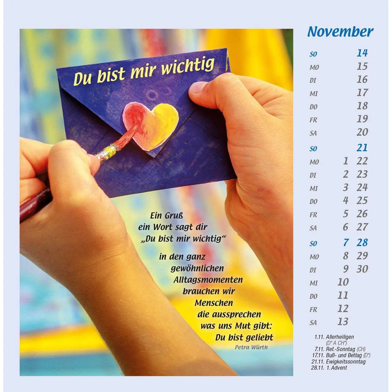 Bild: 9783754814079 | Mit Hand und Fuß 2027 | Postkartenkalender mit Bildern, die berühren