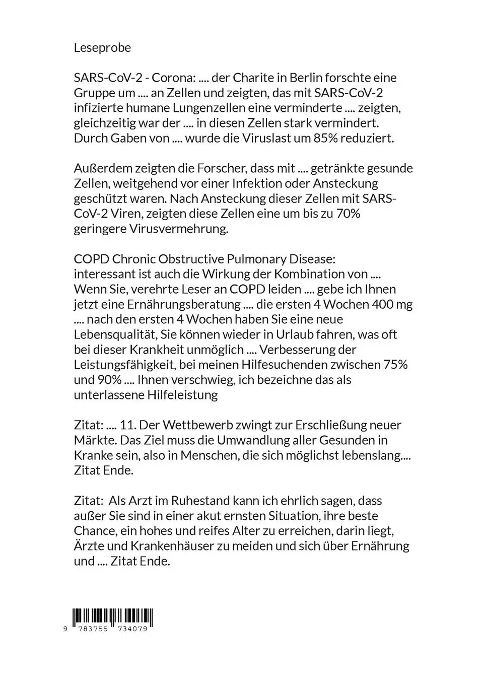 Rückseite: 9783755734079 | Was verschweigt die Schulmedizin | Werner Goller | Taschenbuch | 2021