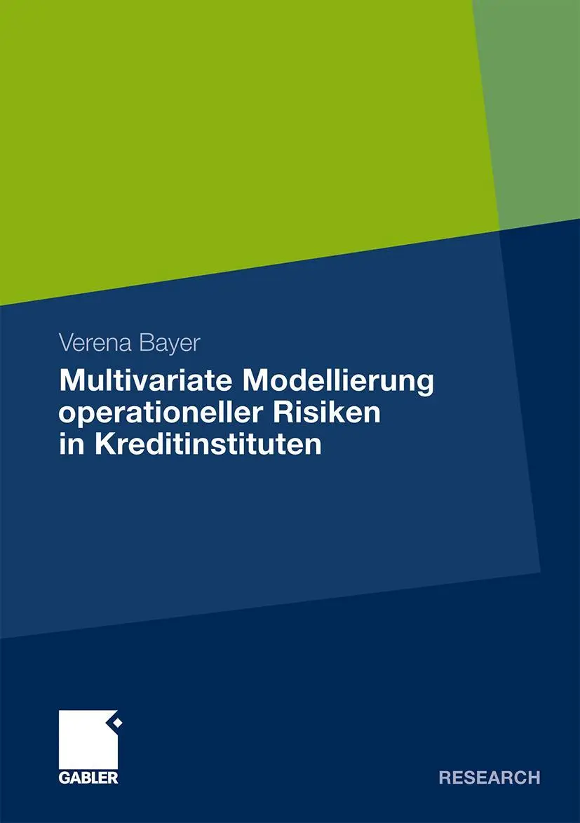 Cover: 9783834934079 | Multivariate Modellierung operationeller Risiken in Kreditinstituten