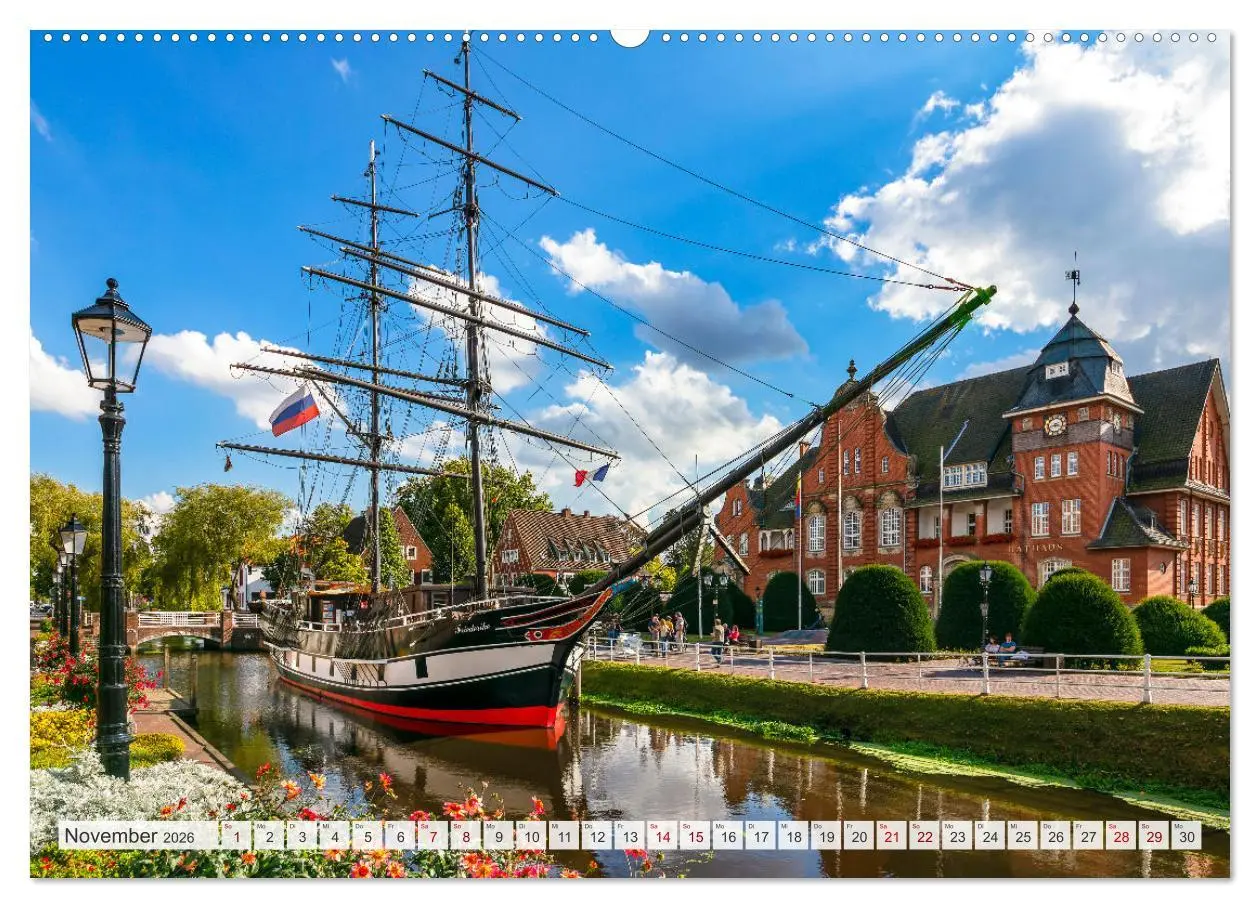 Bild: 9783457594179 | Rund um Papenburg (hochwertiger Premium Wandkalender 2026 DIN A2...